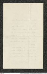 Nachlass Franz Steindachner, Visitenkarte von Miguel Calmondu Pin e Almeida an Franz Steindachner, Inv.Nr. 72.01, Seite 4